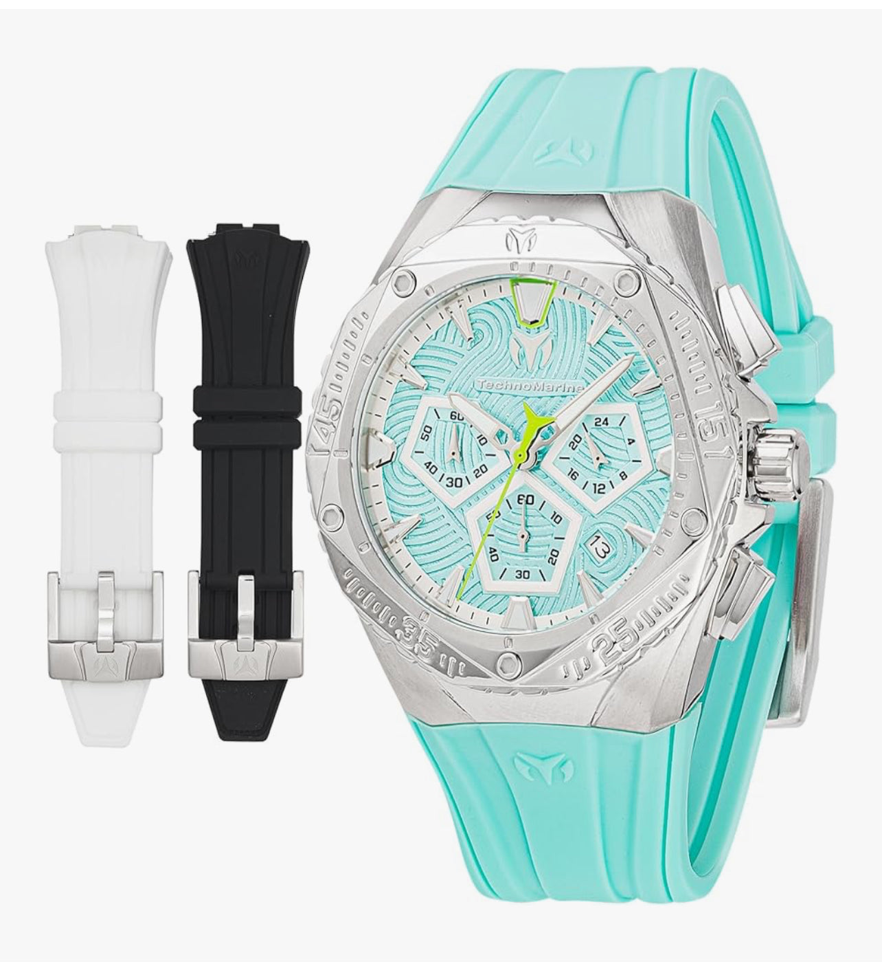 Five Elements Quartz Silver and Blue Dial