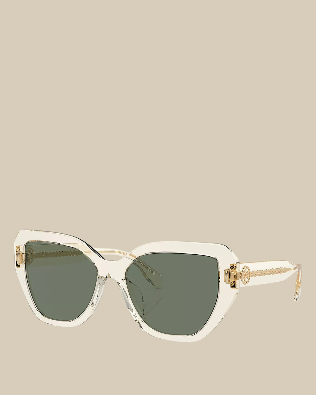 Tory Burch Dark Green Cat Eye sunglasses