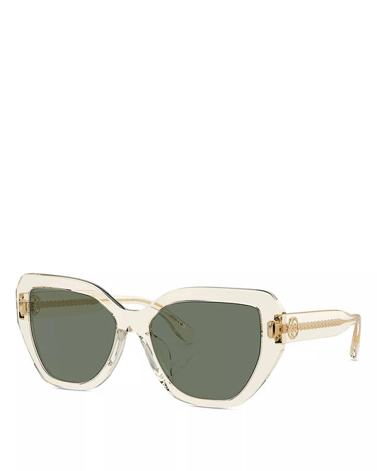 Tory Burch Dark Green Cat Eye sunglasses