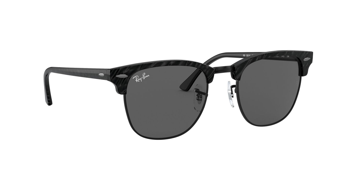 Ray-Ban Clubmaster Marble Dark Grey Square