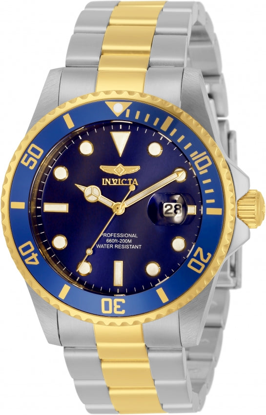 Invicta Pro Diver Blue Dial Two-tone