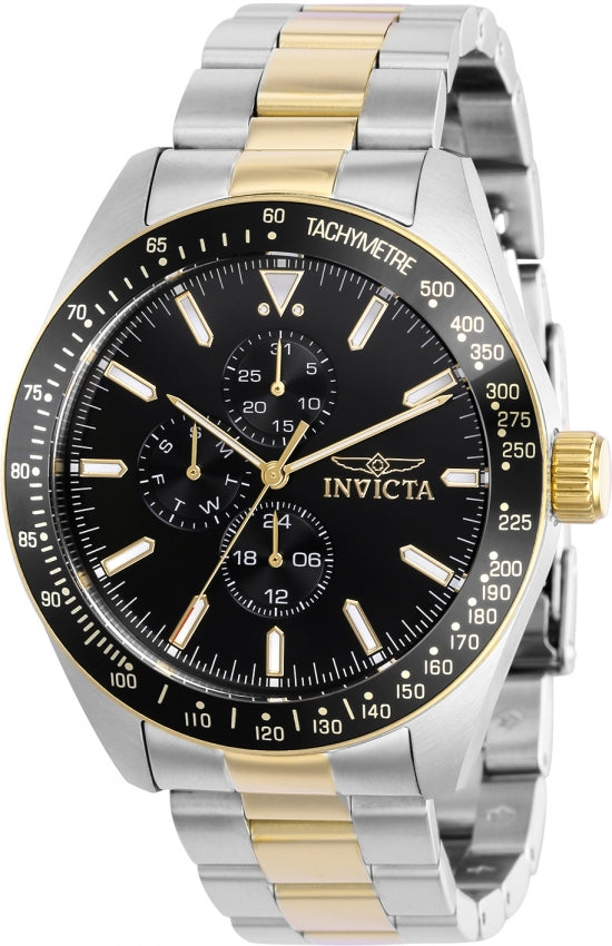 Invicta Aviator Quartz Black