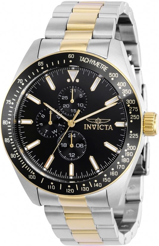 Invicta Aviator Quartz Black