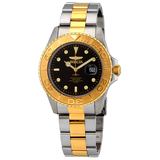 Invicta Pro Diver Black Dial Two-tone