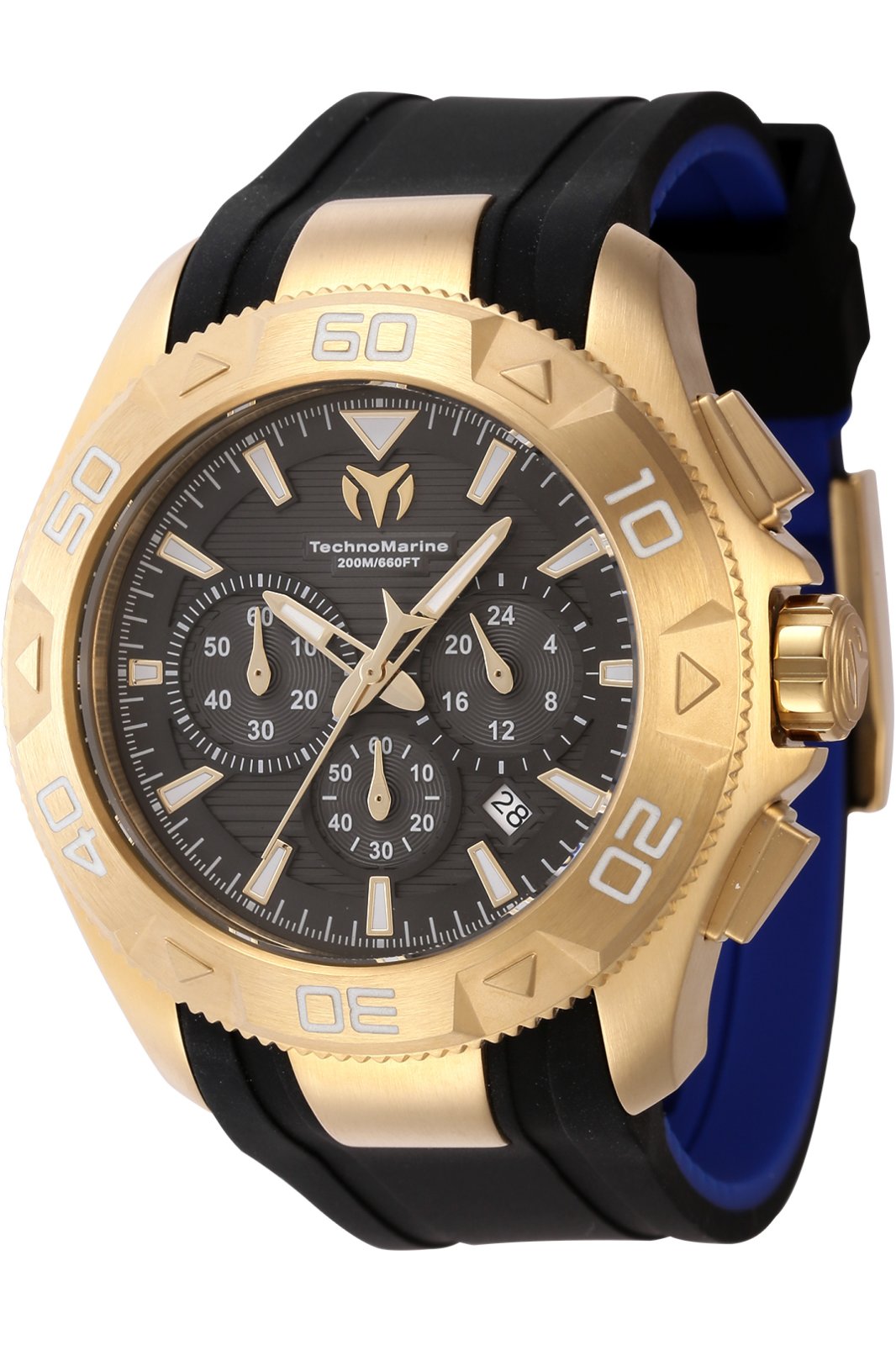 TECHNOMARINE 
UF6 Chronograph Date Quartz Black Dial