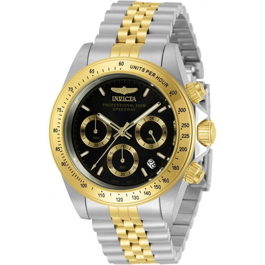 Invicta Watch Speedway Black and Gold Dial