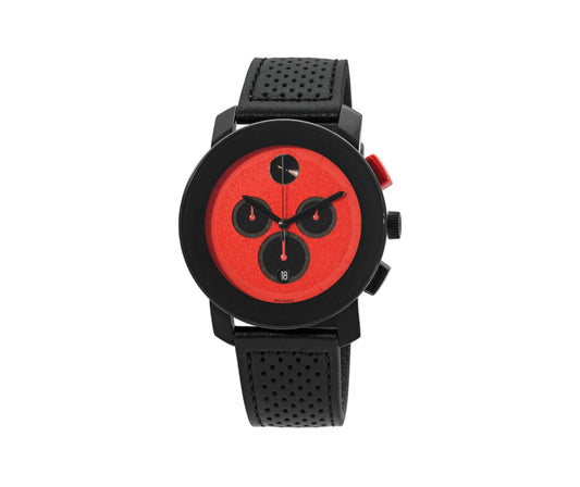 Movado Bold Quartz Red Dial