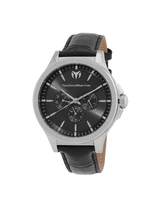 MoonSun Date-Day Quartz Charcoal Dial