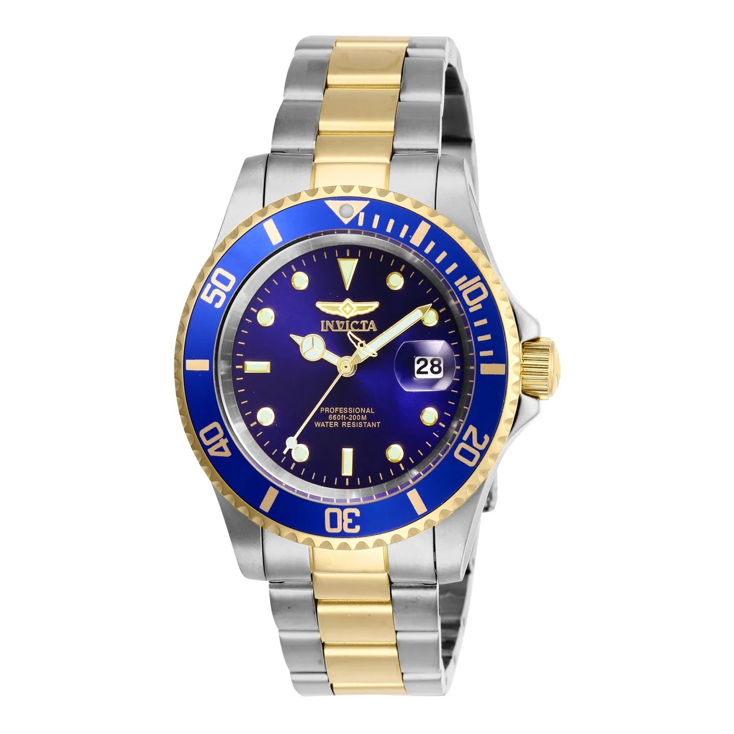 Invicta Pro Diver Blue Dial Two-tone