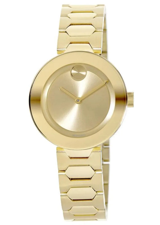 Movado Bold Gold Dial Ladies