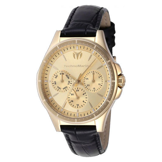 TECHNOMARINE 
MoonSun Quartz Gold Dial