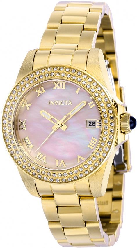 Invicta Angel Crystal Pink Dial